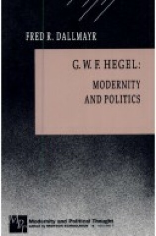 Cover of G W F Hegel