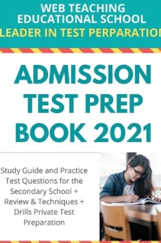 Cover of Admission Test Prep Book 2021