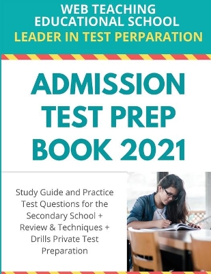 Book cover for Admission Test Prep Book 2021