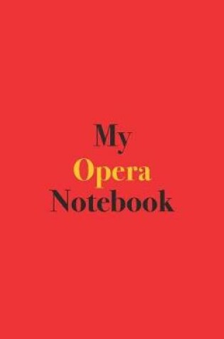 Cover of My Opera Notebook