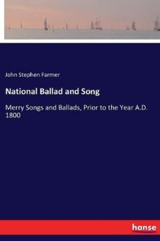 Cover of National Ballad and Song