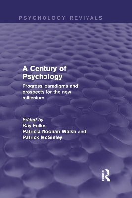 Book cover for A Century of Psychology