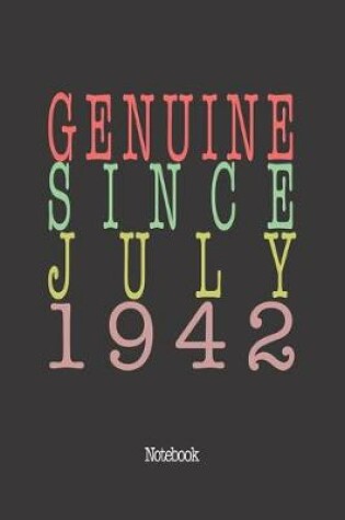 Cover of Genuine Since July 1942