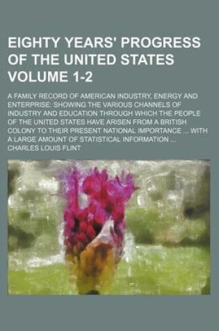 Cover of Eighty Years' Progress of the United States Volume 1-2; A Family Record of American Industry, Energy and Enterprise