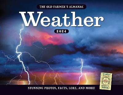 Book cover for The 2024 Old Farmer's Almanac Weather Calendar