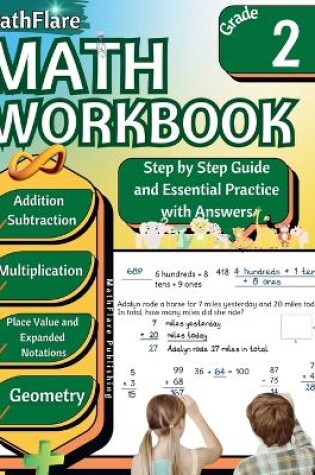 Cover of MathFlare - Math Workbook 2nd Grade