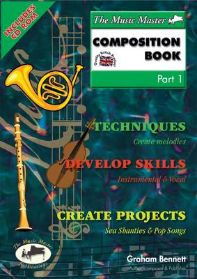 Book cover for The Music Master Composition Book