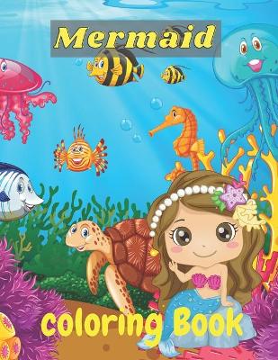 Book cover for Mermaid Coloring Book