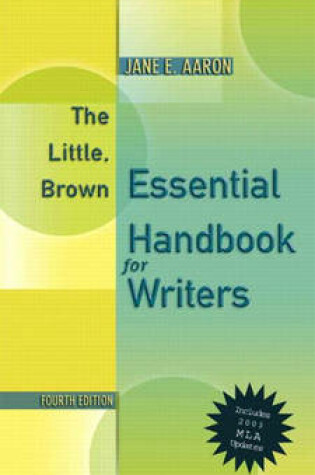 Cover of The Little, Brown Essentials (MLA Update)