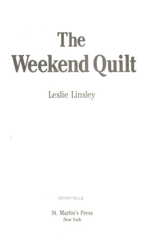 Cover of The Weekend Quilt