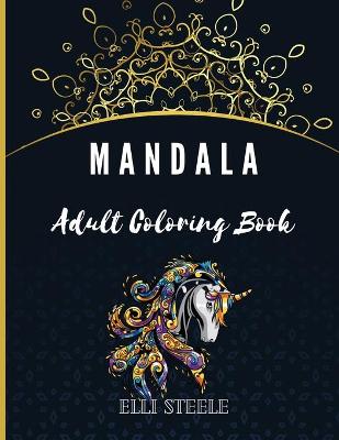 Book cover for Mandala Adult Coloring Book