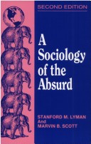 Book cover for A Sociology of the Absurd