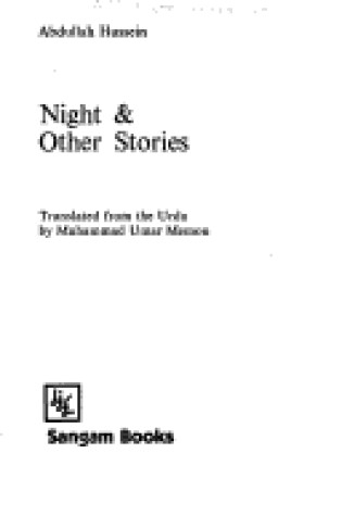 Cover of Night and Other Stories