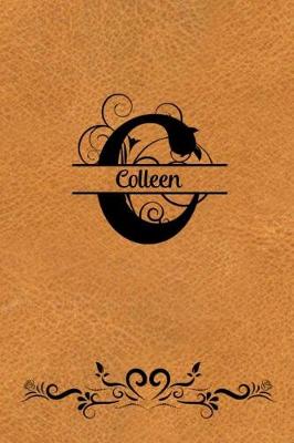 Book cover for Split Letter Personalized Name Journal - Colleen