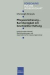 Book cover for Pflegeversicherung — Barmherzigkeit mit beschränkter Haftung