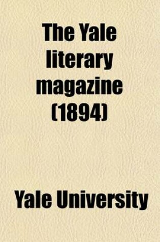 Cover of The Yale Literary Magazine (Volume 59)