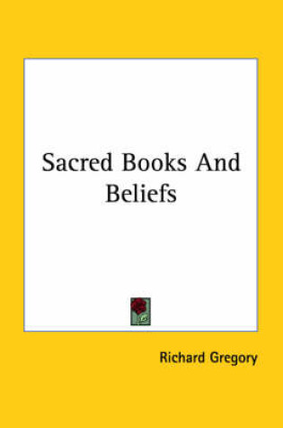 Cover of Sacred Books and Beliefs