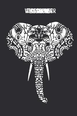 Book cover for Tagesplaner mit Mandala Elefant Ganesha