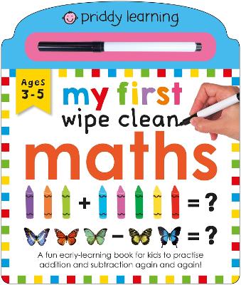 Book cover for My First Wipe Clean Maths