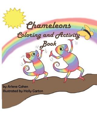 Book cover for Chameleons Coloring and Activity Book