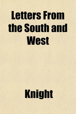Book cover for Letters from the South and West