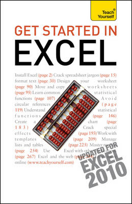 Cover of Get Started in Excel Teach Yourself