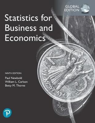 Book cover for Statistics for Business and Economics plus Pearson MyLab Statistics with Pearson eText, Global Edition