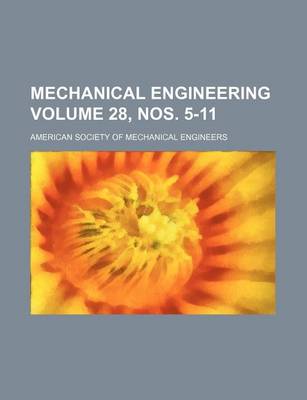 Book cover for Mechanical Engineering Volume 28, Nos. 5-11