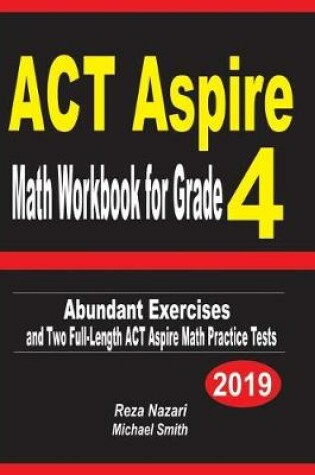 Cover of ACT Aspire Math Workbook for Grade 4