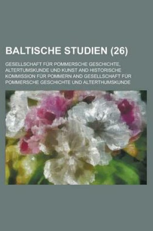 Cover of Baltische Studien (26 )