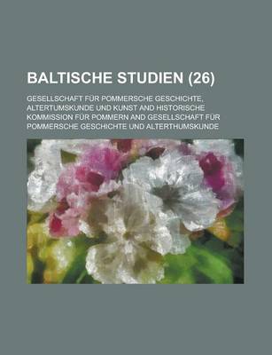 Book cover for Baltische Studien (26 )