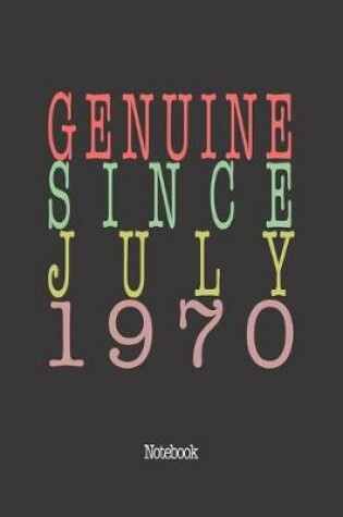 Cover of Genuine Since July 1970