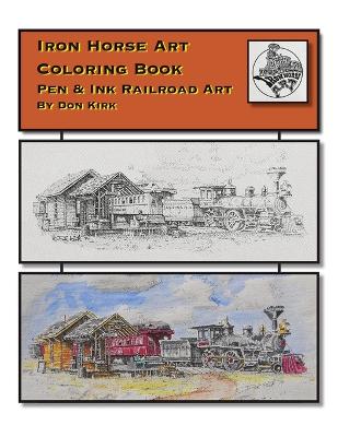 Book cover for Iron Horse Art Coloring Book