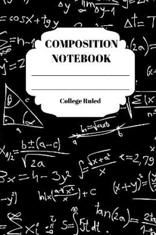 Cover of Math And Algebra Themed Note Book