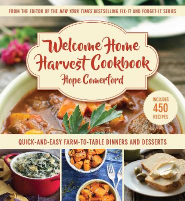 Book cover for Welcome Home Harvest Cookbook