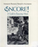 Book cover for Encore! Guide to Enjoying Music Im