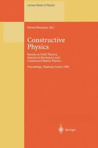 Cover of Constructive Physics