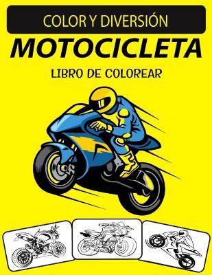 Book cover for Motocicleta Libro de Colorear