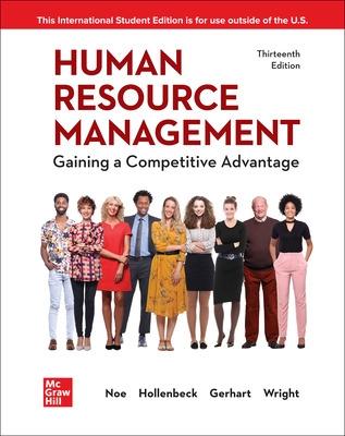 Book cover for Human Resource Management: Gaining a Competitive Advantage ISE