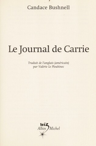 Cover of Le Journal de Carrie