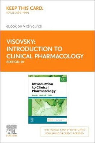 Cover of Introduction to Clinical Pharmacology Elsevier eBook on Vitalsource (Retail Access Card)