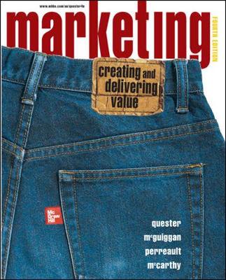 Book cover for Marketing: Creating And Delivering Value