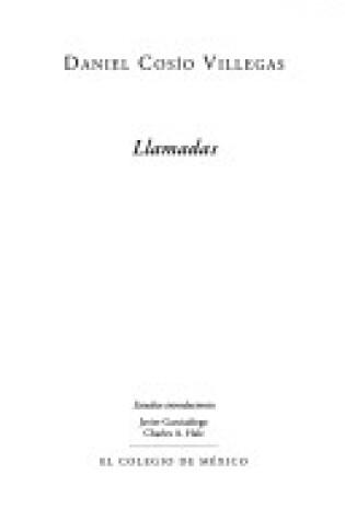 Cover of Llamadas