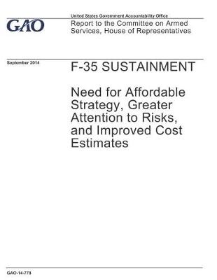 Book cover for F-35 Sustainment