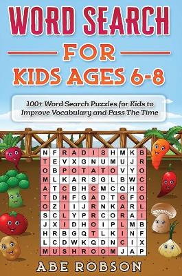 Book cover for Word Search for Kids Ages 6-8