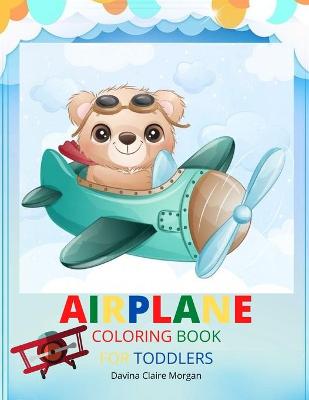 Book cover for Airplane Coloring Book for Toddlers