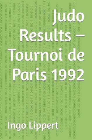 Cover of Judo Results - Tournoi de Paris 1992