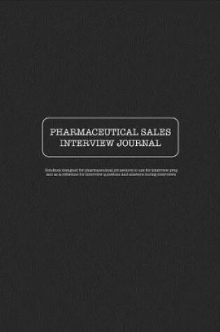 Cover of Pharmaceutical Sales Interview Journal