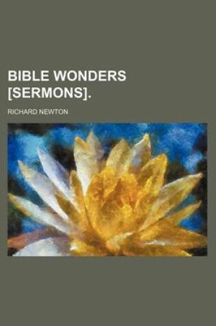 Cover of Bible Wonders [Sermons].