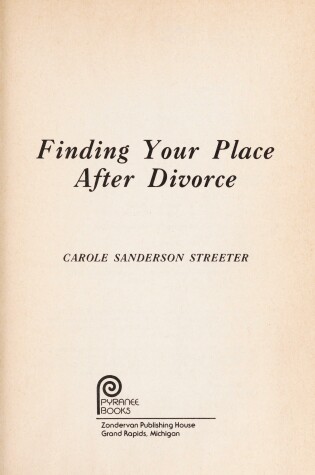 Cover of Finding Your Place after Divorce